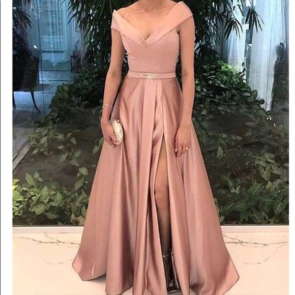 dusky pink dress asos